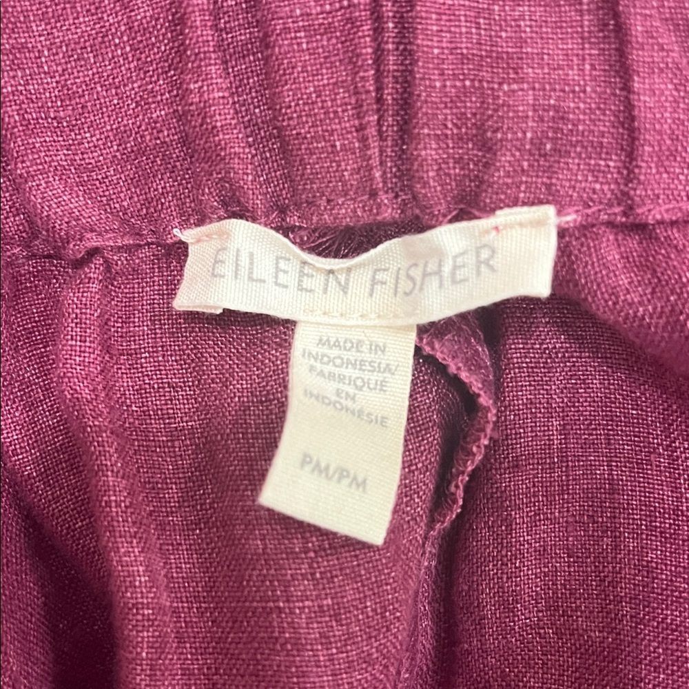 Eileen Fisher Delave Wide-Leg Linen Pant - Picture 9 of 10